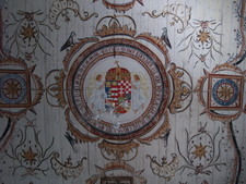 Mennyezetrészlet a viski református templomban