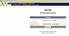 …az azonosító és a jelszó megadásával