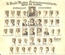 34o – az 1934-ben érettségizett osztály